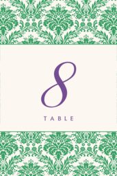 Damask Twist Table Numbers