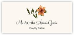 Assorted Flowers  Place Cards