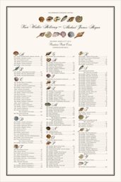 Seashell Collector Seating Charts