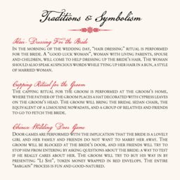 Chinese Double Happiness 07 Wedding Programs