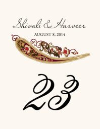 Emperor Paisley Power Table Numbers