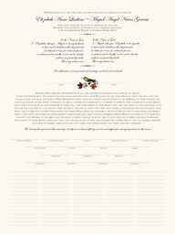Fall Indy Wedding Certificates