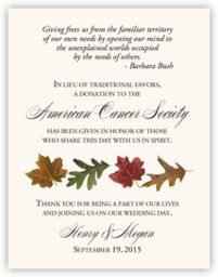 Leaf Pattern Assortment  Donation Cards
