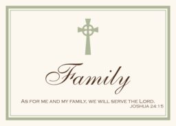 Crosses and Bible Verse  Memorabilia Cards