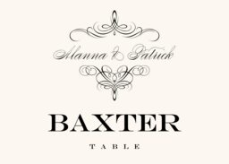 Flourish Monogram 02 Table Names