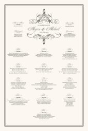Flourish Monogram 02A Seating Charts