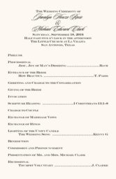 Flourish Monogram 04 Wedding Programs