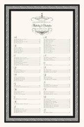 Flourish Monogram 04 Seating Charts
