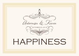 Flourish Monogram 04B  Table Names