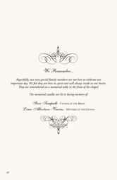 Flourish Monogram 05 Wedding Programs