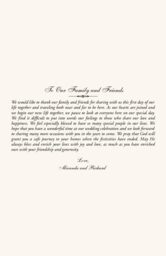 Flourish Monogram 05 Wedding Programs