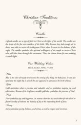 Flourish Monogram 05 Wedding Programs