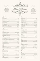 Flourish Monogram 10B  Seating Charts