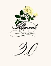 Roses Assortment Table Numbers