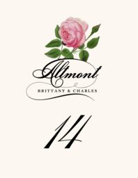 Roses Assortment Table Numbers