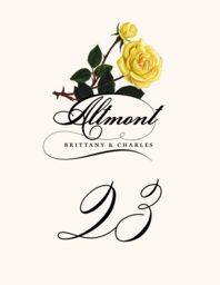 Roses Assortment Table Numbers