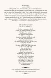 Forever Summer  Wedding Programs