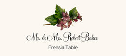 Assorted Flowers  Place Cards