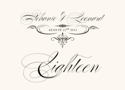 French Typographic Library 11 Table Numbers