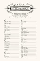 French Typographic Library 10 Seating Charts