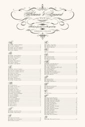French Typographic Library 11  Seating Charts