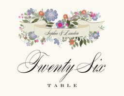 Garden Flurry  Table Numbers