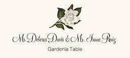 Assorted Flowers  Place Cards