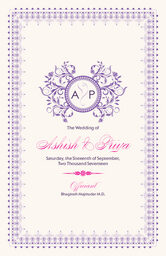 Gingee Ganesha Wedding Programs