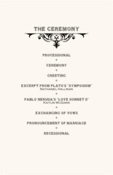 Golden Slipper Vintage  Wedding Programs