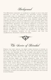 Crowned Vintage Monogram Wedding Programs