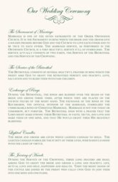 Greek Orthodox 03  Wedding Programs