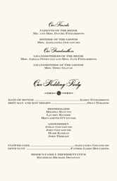 Greek Orthodox 01 Wedding Programs