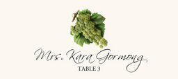 Green Grapes Place Cards