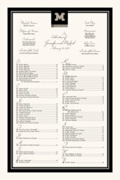 Contemporary Monogram 08 Seating Charts