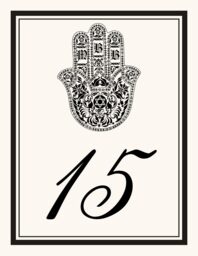 Hand of Miriam Table Numbers