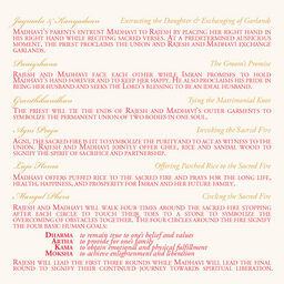 Henna Watermark Wedding Programs