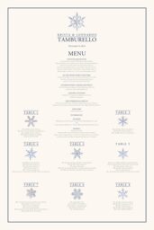 Snowflake Assortment Seating Charts