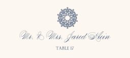 Snowflake Drawings Assortment  Place Cards