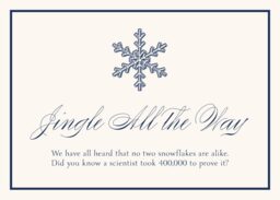 Snowflake Drawings Assortment  Memorabilia Cards