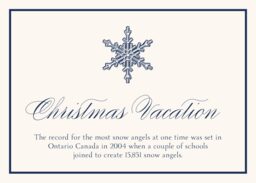 Snowflake Drawings Assortment  Memorabilia Cards