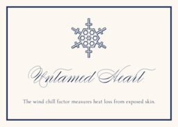 Snowflake Drawings Assortment  Memorabilia Cards