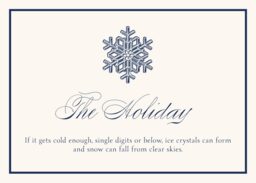 Snowflake Drawings Assortment  Memorabilia Cards