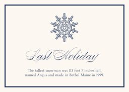 Snowflake Drawings Assortment  Memorabilia Cards