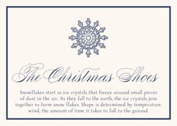 Snowflake Drawings Assortment  Memorabilia Cards