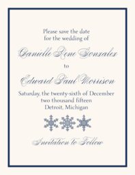 Snowflake Drawings Pattern  Save the Dates