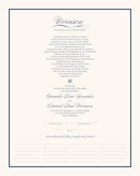 Snowflake Drawing 01  Wedding Certificates