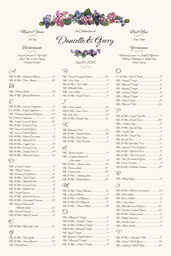 Hydrangeas Swag  Seating Charts
