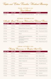 Paisley Power Welcome Letter Wedding Programs