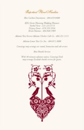 Paisley Power Welcome Letter Wedding Programs
