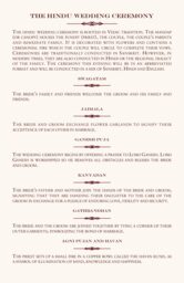 My Paisley Life Hindu Wedding Card Wedding Programs